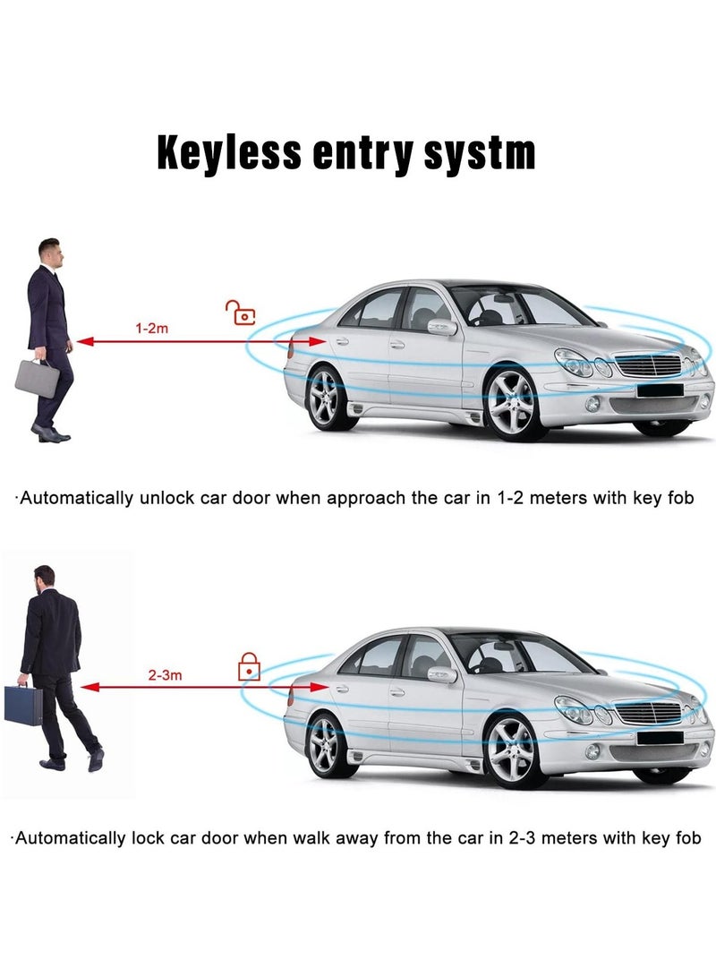 3XR Universal Car Door Lock Keyless Entry System with Remote Trunk Release, Central Locking, Waterproof Design, Remote Car Locator, and Easy Installation for All Vehicles - Image 4