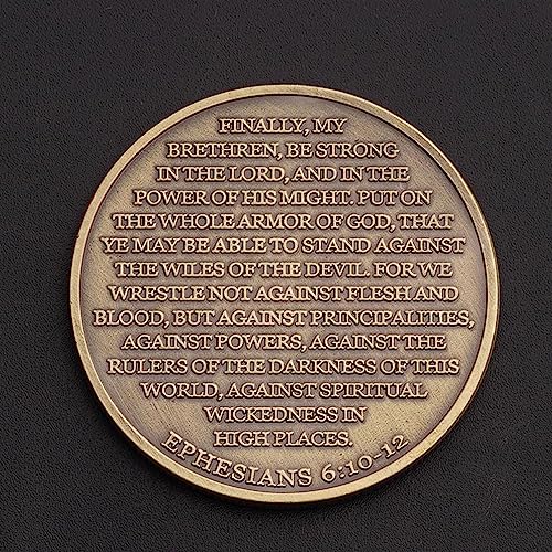 Glamtune Put On The Full Armor of God Challenge Coin Bronze Plated - Image 3