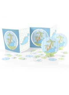 Big Dot of Happiness Baby Boy Dinosaur Baby Shower Centerpiece & Table Decoration Kit  - Image 3