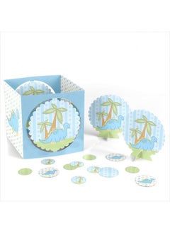 Big Dot of Happiness Baby Boy Dinosaur Baby Shower Centerpiece & Table Decoration Kit  - Image 4