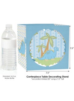 Big Dot of Happiness Baby Boy Dinosaur Baby Shower Centerpiece & Table Decoration Kit  - Image 5