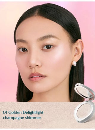 Gentle Waves Aqua Glow Highlighter | 01 Golden Delight | 4 grams - view 4