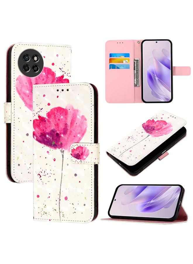 إيروريكس جراب هاتف Itel S23 من الجلد بتصميم أفقي ثلاثي الأبعاد - Image 1