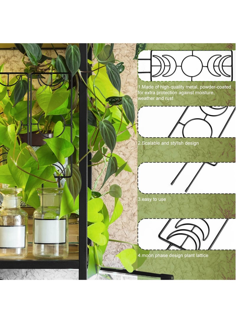 2 PCS Plant Trellis, Metal Garden Trellis Plant Supports Indoor for Pots, Metal Supports for Rose Vines, Climbing Plants, Flower, Outdoor Patio Lawn Yard Decoration 36x10cm - Image 4