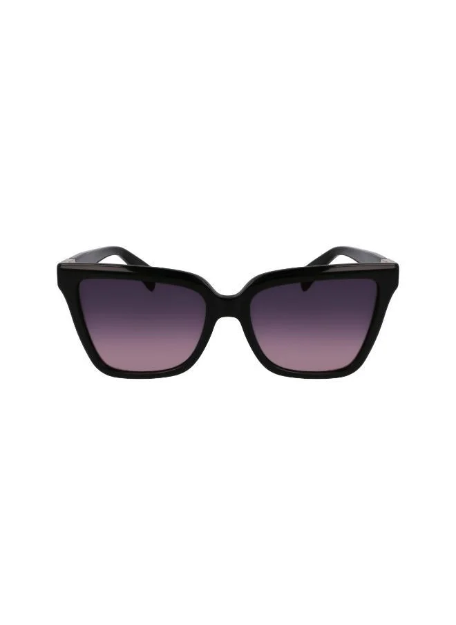 ليو جو Modified Rectangle Sunglasses