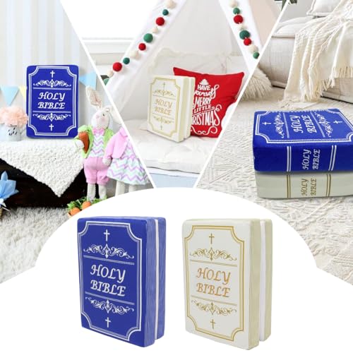 Yelakey Bible Pillow Book Plush That Opens Christian Holy Bible Stuff Religious Party Favors Gifts for Kids for Christening Easter - Image 5
