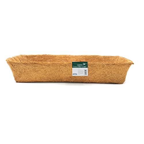 Bosmere F954 36-Inch Pre-Formed Replacement Coco Liner with Soil Moist for Rectangular Planter - Image 1