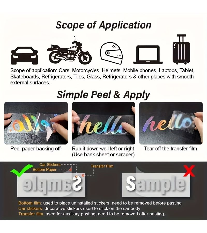 Sleeping Baby Car Exterior Reminder Window Sticker 11.9cm 4.68in Cute Stroller Sign - Image 4