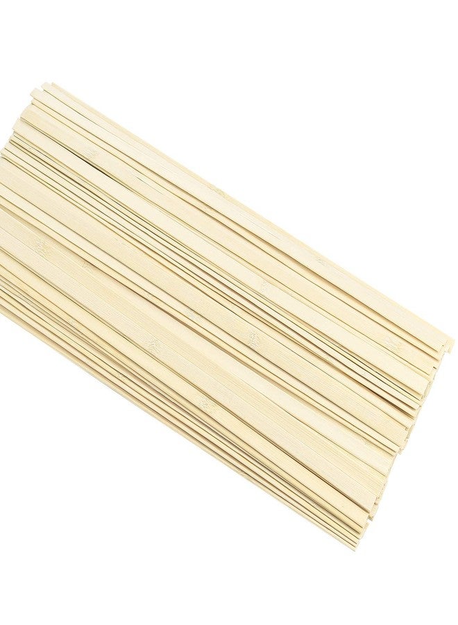 DYWISHKEY 60 Pieces Natural Bamboo Sticks, Wooden Craft Sticks, 15.75”Longth x 3/8" Width - Image 5