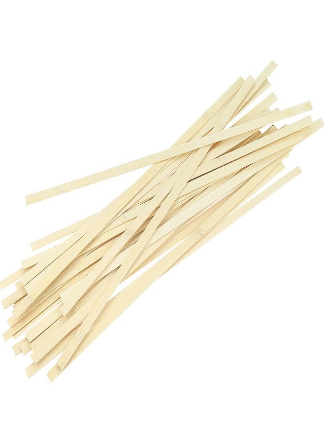 DYWISHKEY 60 Pieces Natural Bamboo Sticks, Wooden Craft Sticks, 15.75”Longth x 3/8" Width - Image 4