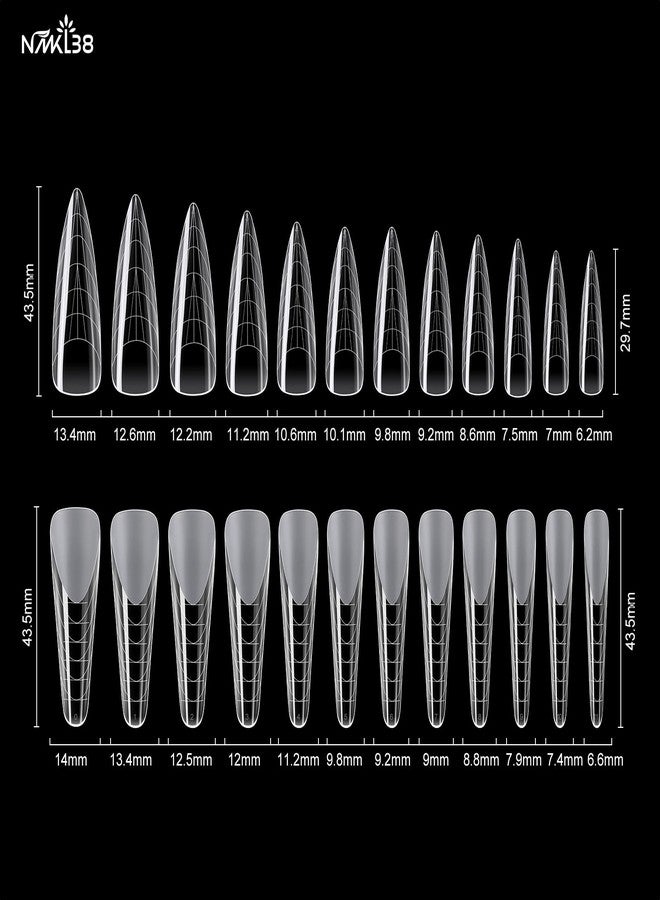 NMKL38 108pcs Dual Nail Forms Silicone French Forma Sticker Acrylic Aquarium Nail Tips Reusable Extension Molds Manicure Tools - Image 5