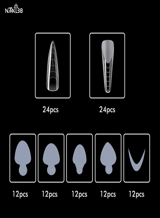 NMKL38 108pcs Dual Nail Forms Silicone French Forma Sticker Acrylic Aquarium Nail Tips Reusable Extension Molds Manicure Tools - Image 3