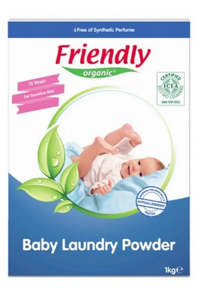 Friendly Organic Baby Laundry Detergent Powder - 1000 gm
