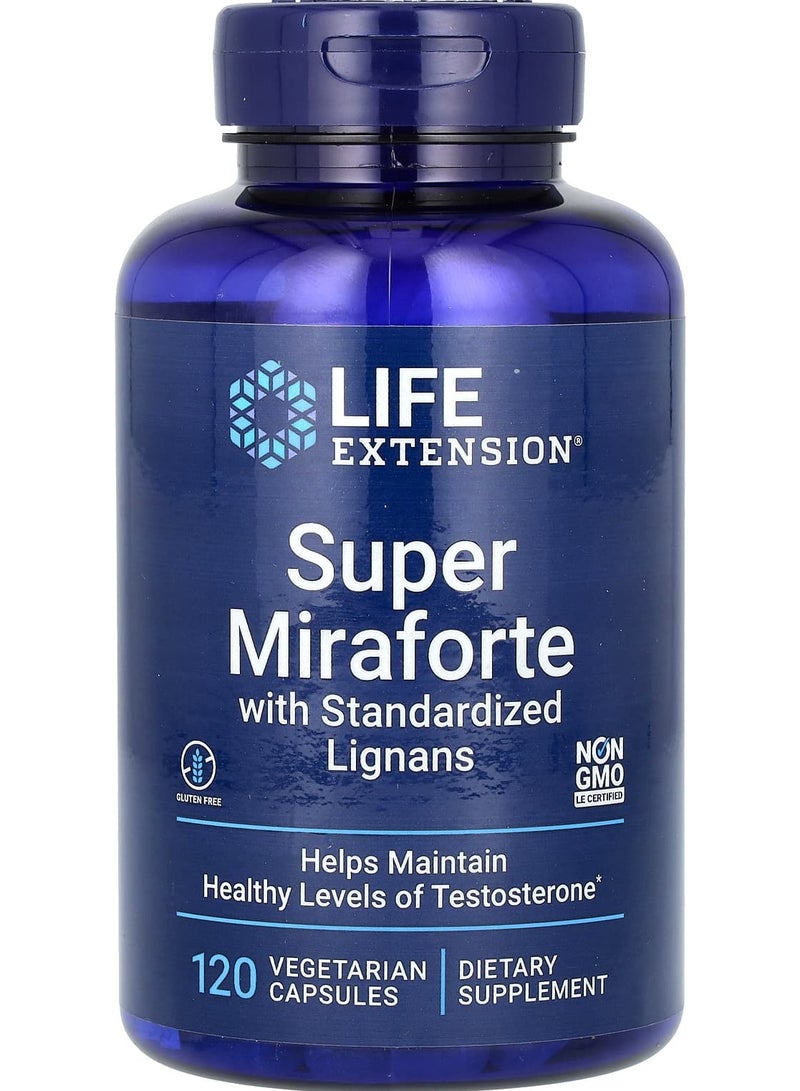 Super Miraforte with Standardized Lignans, 120 Vegetarian Capsules