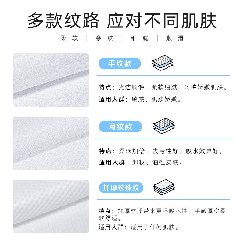 Bao Rou Wash Face Towel Disposable Cleansing Face Wash Face Towel Beauty Thickened Pearl Cotton Soft Towel Withdrawable - Image 3