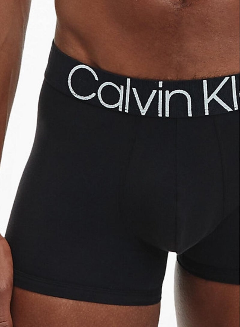 Calvin Klein Sports Men's Underwear Stretch Trunk (3 Black Pieces) - Image 1