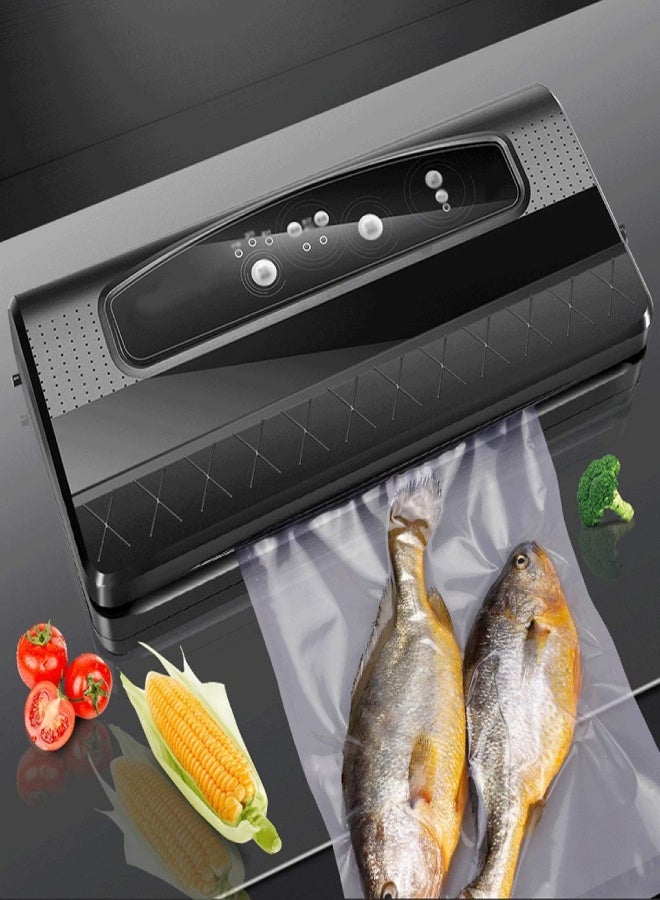 AROAQ Vacuum Sealer Machine – Food Saver Household & Small Commercial, Strong Suction, Dry & Wet Sealing, 30cm Wide Sealing, Black - Image 3