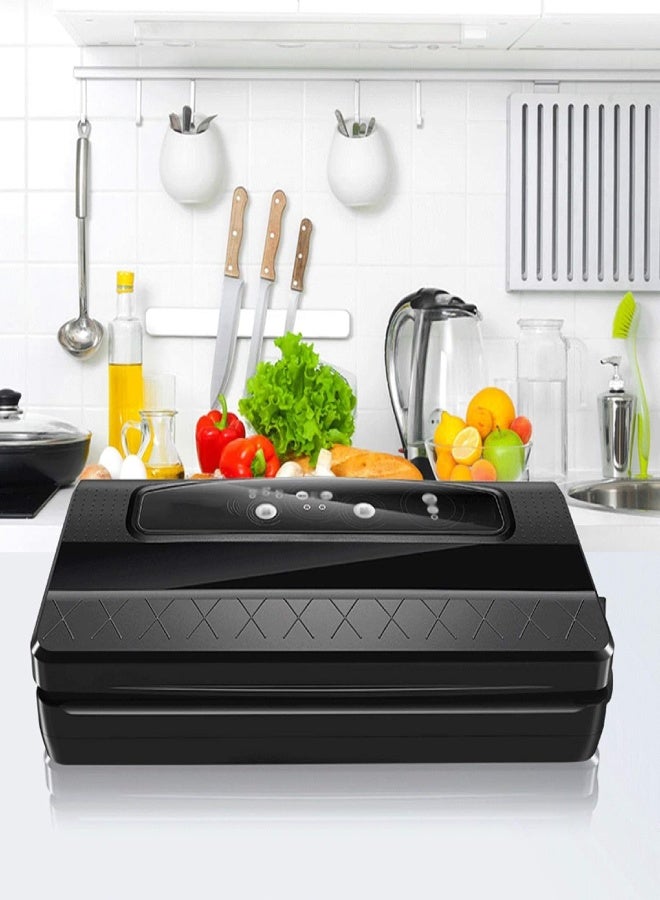 AROAQ Vacuum Sealer Machine – Food Saver Household & Small Commercial, Strong Suction, Dry & Wet Sealing, 30cm Wide Sealing, Black - Image 2
