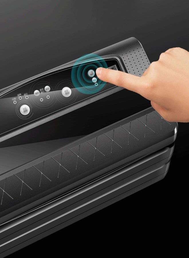 AROAQ Vacuum Sealer Machine – Food Saver Household & Small Commercial, Strong Suction, Dry & Wet Sealing, 30cm Wide Sealing, Black - Image 4