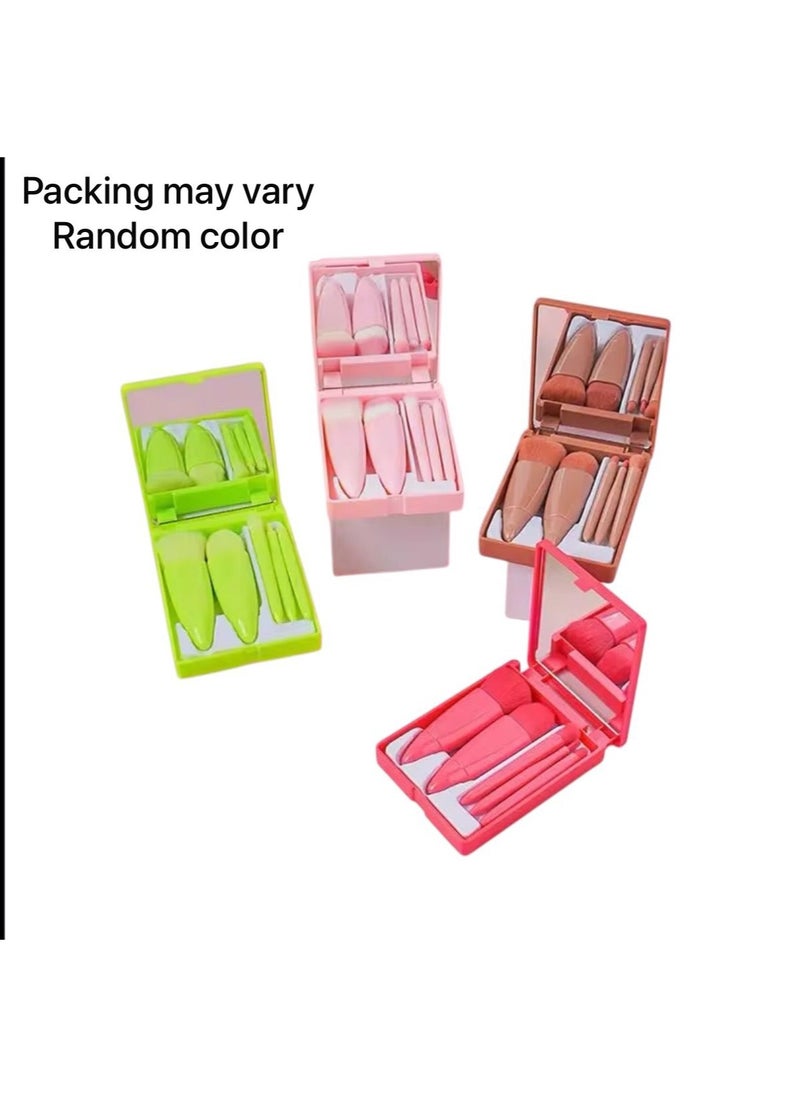 Generic Multi-purpose Daily Use Makeup Brush Set Random Color  - Image 1