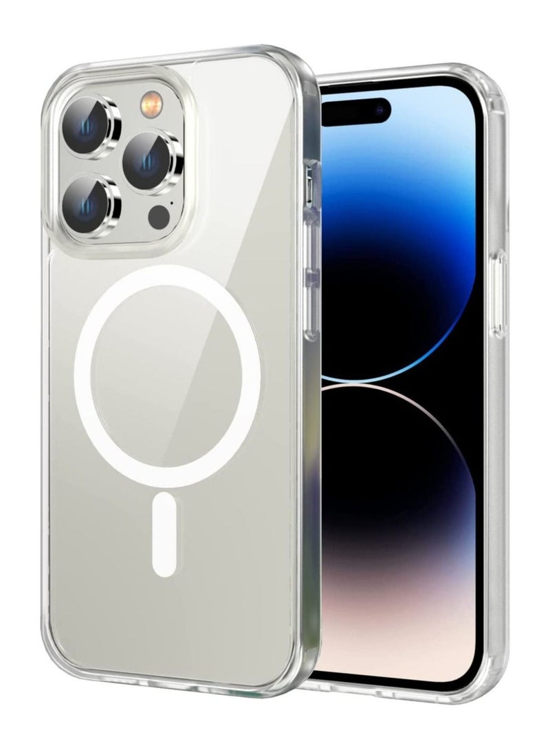 ELTRAZONE Compatible with iPhone 14 Max Case, Clear Phone Cover Compatible with magSafe - Image 1