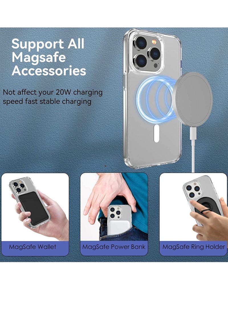 ELTRAZONE Compatible with iPhone 14 Max Case, Clear Phone Cover Compatible with magSafe - Image 5