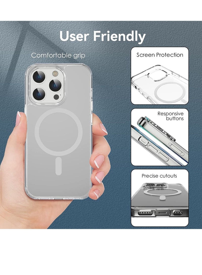 ELTRAZONE Compatible with iPhone 14 Max Case, Clear Phone Cover Compatible with magSafe - Image 4