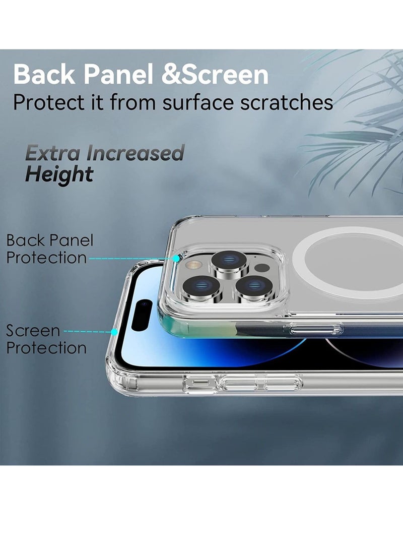 ELTRAZONE Compatible with iPhone 14 Max Case, Clear Phone Cover Compatible with magSafe - Image 3