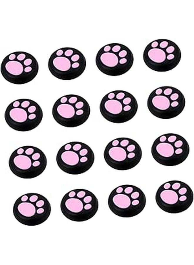 16Pcs Cat Paw Silicone Joystick Covers For Nonslip Grip Controller Protection - Image 1