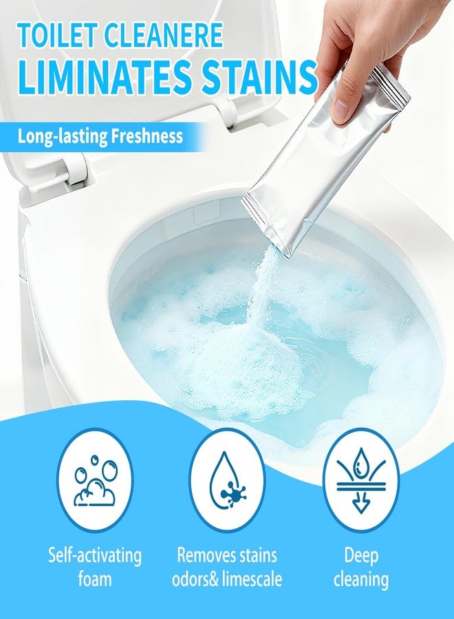 Maebho Toilet Cleaner Foam- Self Activating Cleaning Powder, Septic-Safe Powerful Foaming Toilets Bowls Cleaner, Deep Cleaning (6 Bags Each 30g) - Image 3