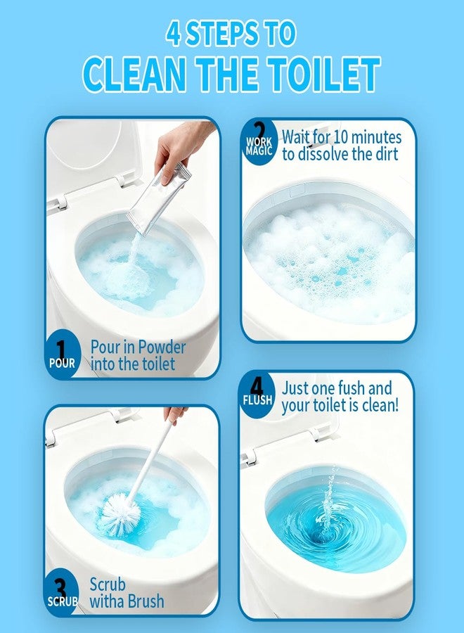 Maebho Toilet Cleaner Foam- Self Activating Cleaning Powder, Septic-Safe Powerful Foaming Toilets Bowls Cleaner, Deep Cleaning (6 Bags Each 30g) - Image 5