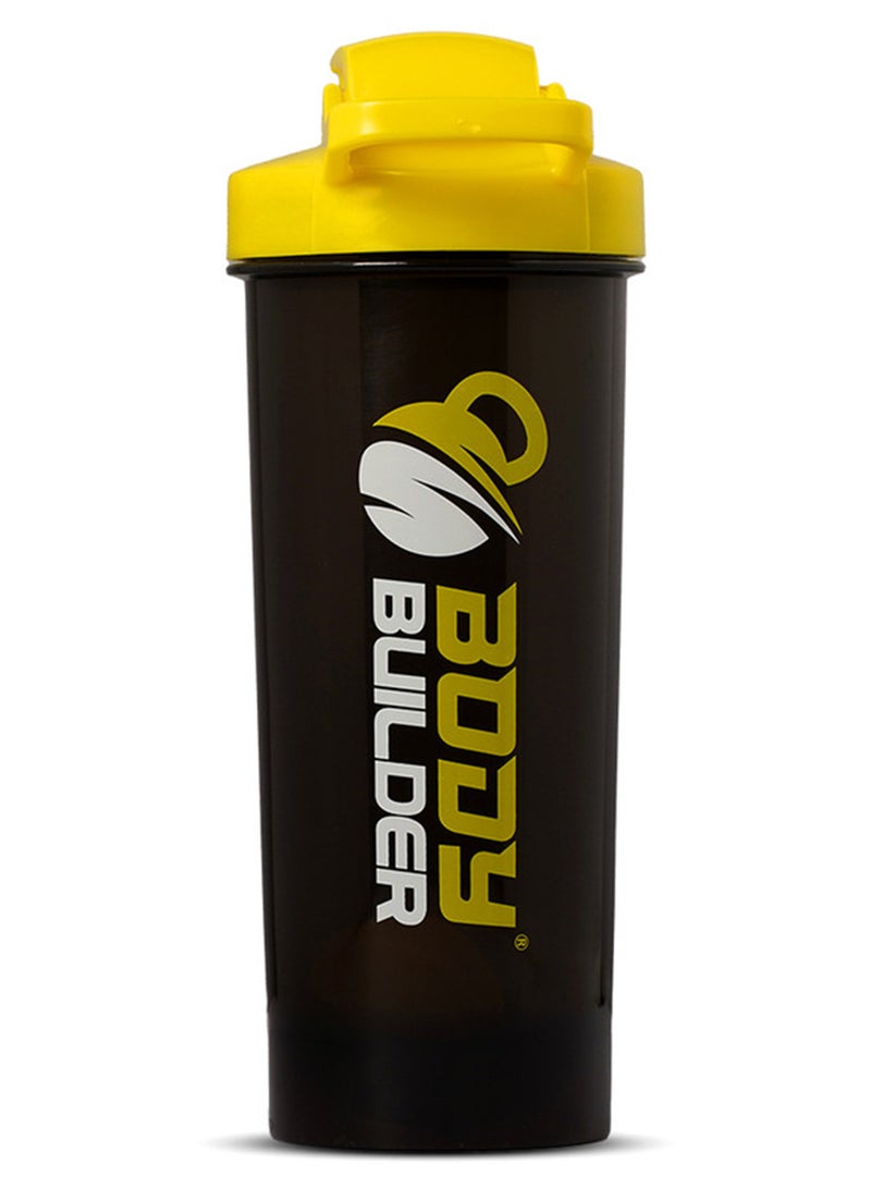 Protein  Shaker Bottle, 600 ml - Dark Brown