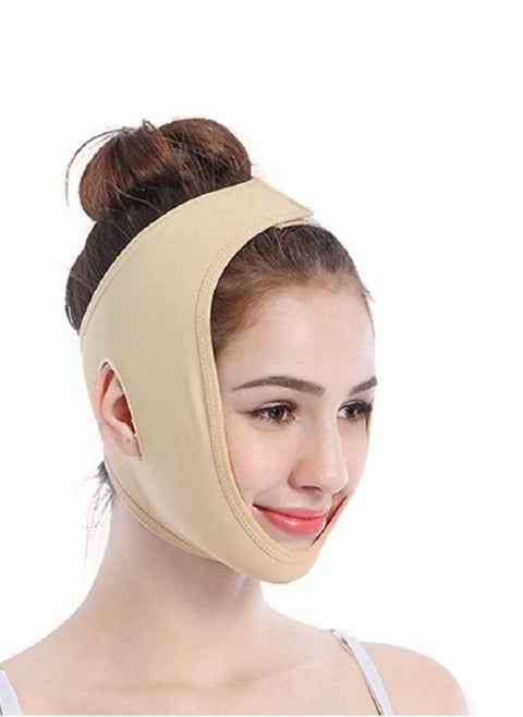 The v-shaped double chin lift mask is distinctively reusable and easy to use, preventing sagging from the sides with effective pressure for facial lines.