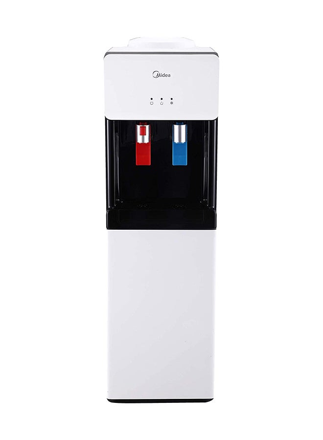 Midea Top Loading Water Dispenser, 3-taps Equipped with Hot Cold And Ambient Temperature, Floor Standing, Child Safety Lock, Ice Cold Technology, Best for Home, Kitchen & Office YL1675S-W White - Image 1