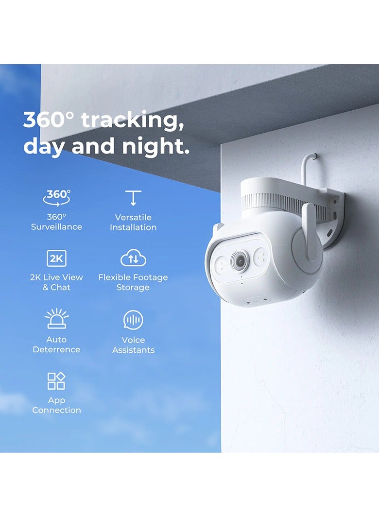 Imilab Smart Security Camera Outdoor Spotlight Plug-in Wi-Fi 2K EC5 - White - Image 4