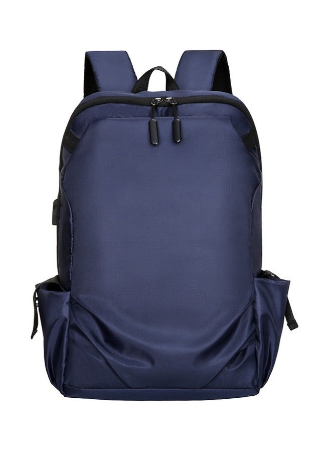 XiuWoo Backpack Water-repellent School Bag Casual Travel Backpack USB Anti-theft Computer Bag - Blue  - Image 1