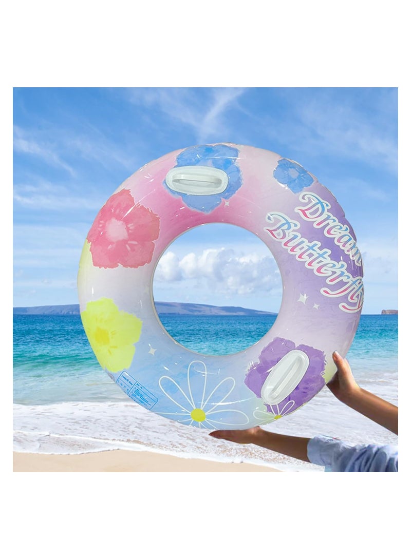 SOLARAE Pool Inflatables Swim Ring for Kids, Cute Animal Rubber Ring, Pool Floats, Summer Outdoor Fun Beach Party Swim Ring Water Sport Gift for Boys Girls, Beach, Pool, Park, Lake, for 5-9 Years Old - Image 4