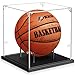 KKU Basketball Display Case Acrylic Clear Full Size Basketball Case with Solid Wood BaseUV Protected Basketball Display Stand for Autographed Standard NBA WNBA Ball Memorabilia Keepsake Black - Image 2