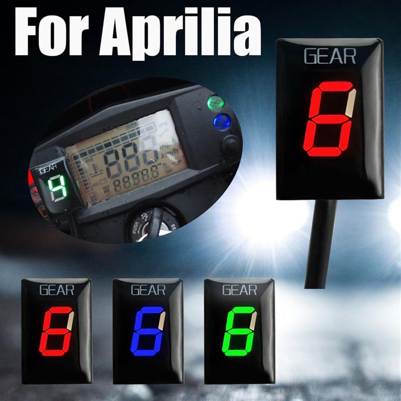 Wivplex Motorcycle Gear Display Indicator - Blue Bracket - Image 4