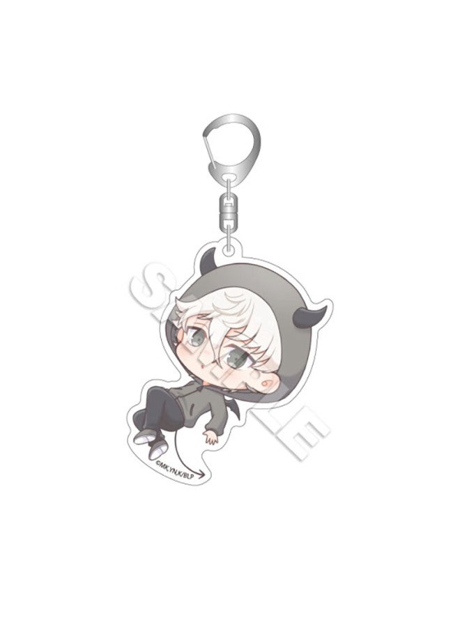 Y Line Blue Prison Little Devil Keychain Naichingshilarong Limited Edition Merchandise For Ages 15 And Up