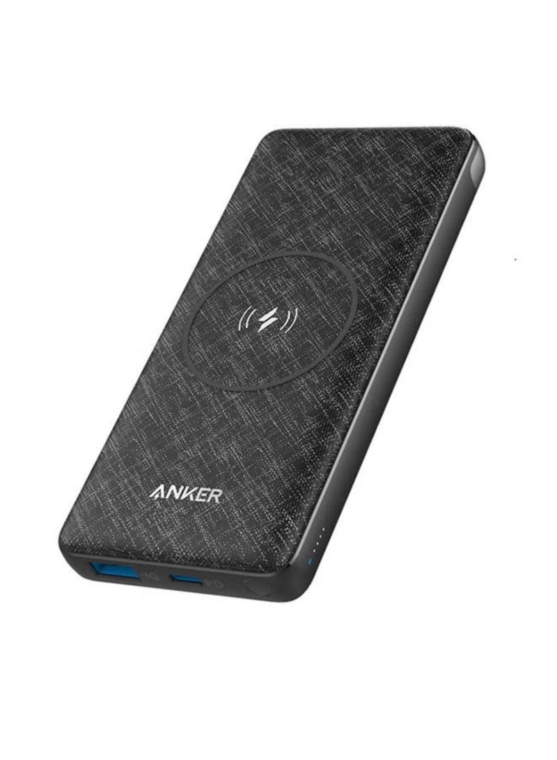 AnkerMake Anker PowerCore III Sense 10K Wireless Power Bank | 10000mAh Portable Charger | 10W Qi Wireless Charging | 18W USB-C Power Delivery | USB-A Output | Black - Image 2