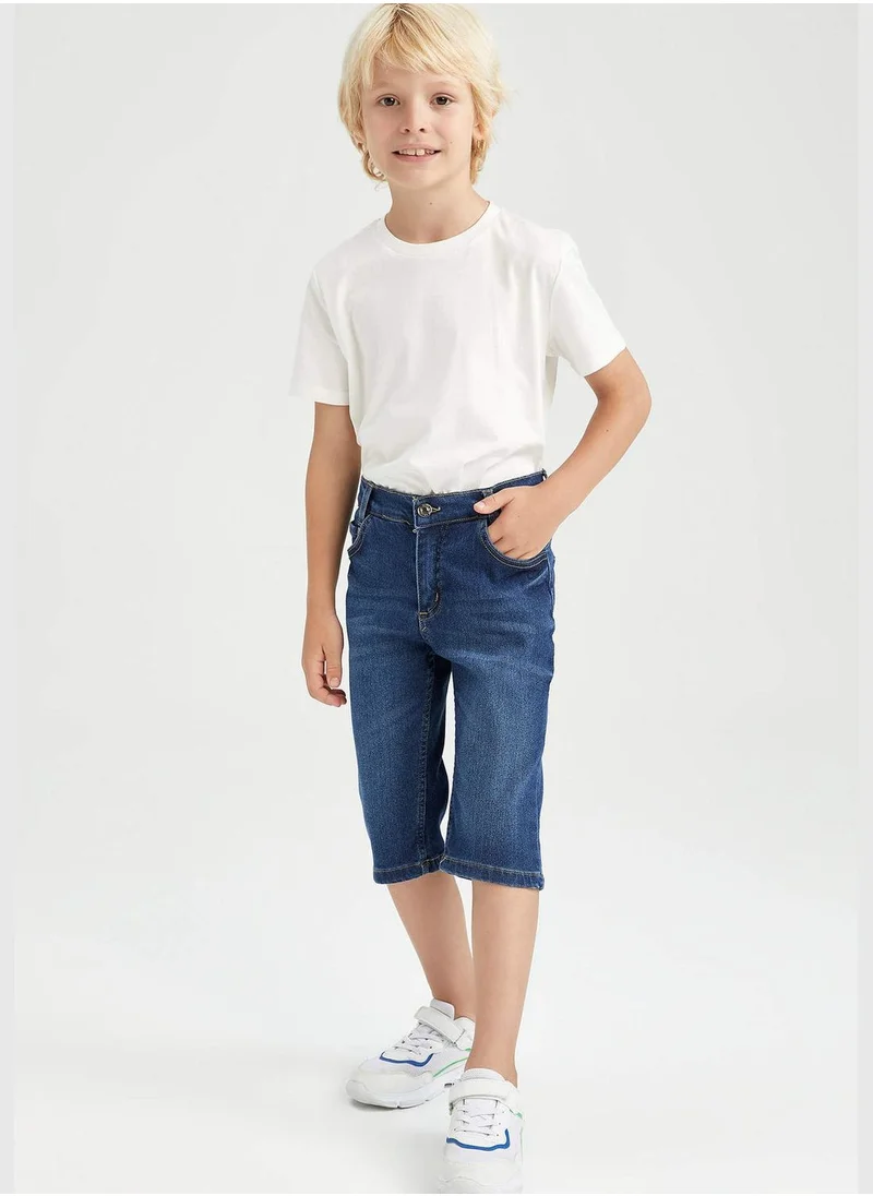 DeFacto Boy 5 Pocket Denim Bermuda