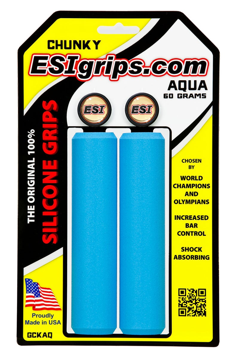 Esi Grips Chunky Mtb Grip  Aqua