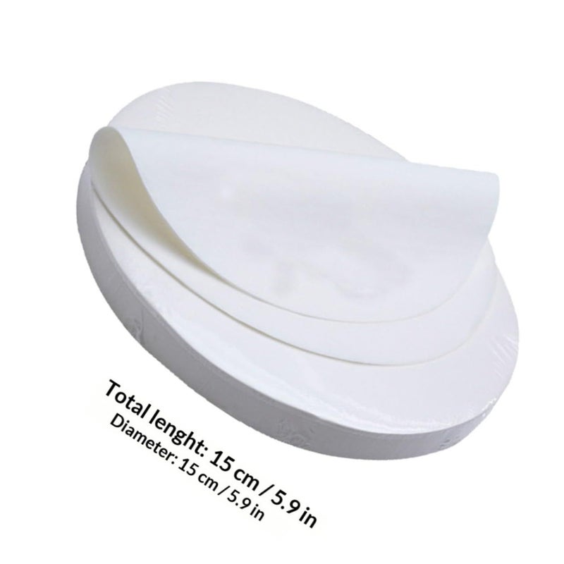 Non-Stick Round Parchment Paper Baking Sheets 500 Sheets 15cm Diameter Greaseproof Cooking Liners for Oven Grill - Image 3