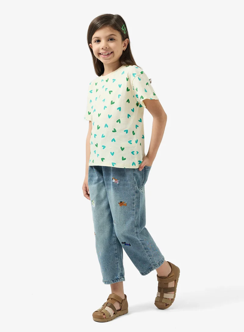 بنياتا جينز مطرز