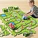 BLmukce 48Piece Puzzle Race Car Track Set for Toddlers 13 CityThemed Tracks 2 Cars Road Signs Puzzle Car Tracks Toddler Toy Gifts for 2 3 4 5 6 Year Old Boys Girls - Image 4