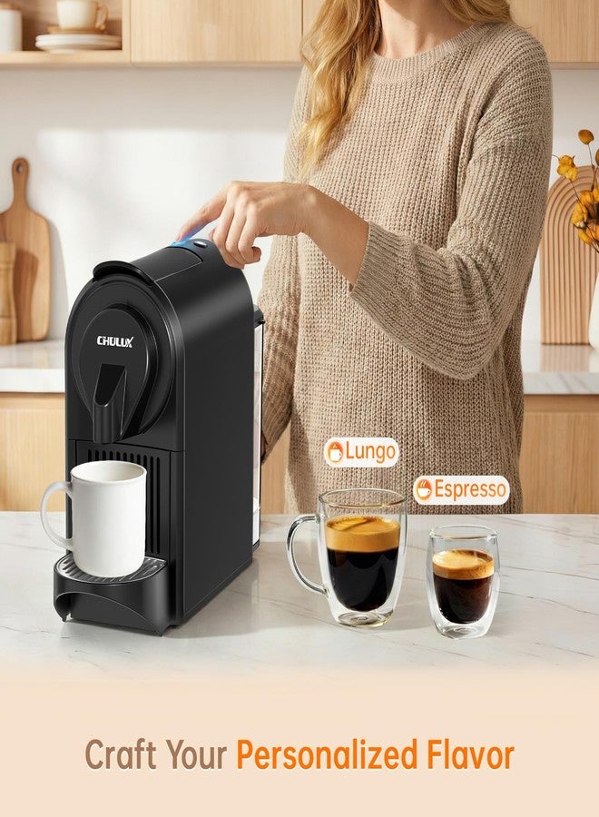 CHULUX Upgrade Bafè-Pro Espresso Machine for Nes Original Pods, 20Bar Rapid Extraction Home Espresso Coffee Maker for Espresso & Lungo, Black - Image 4