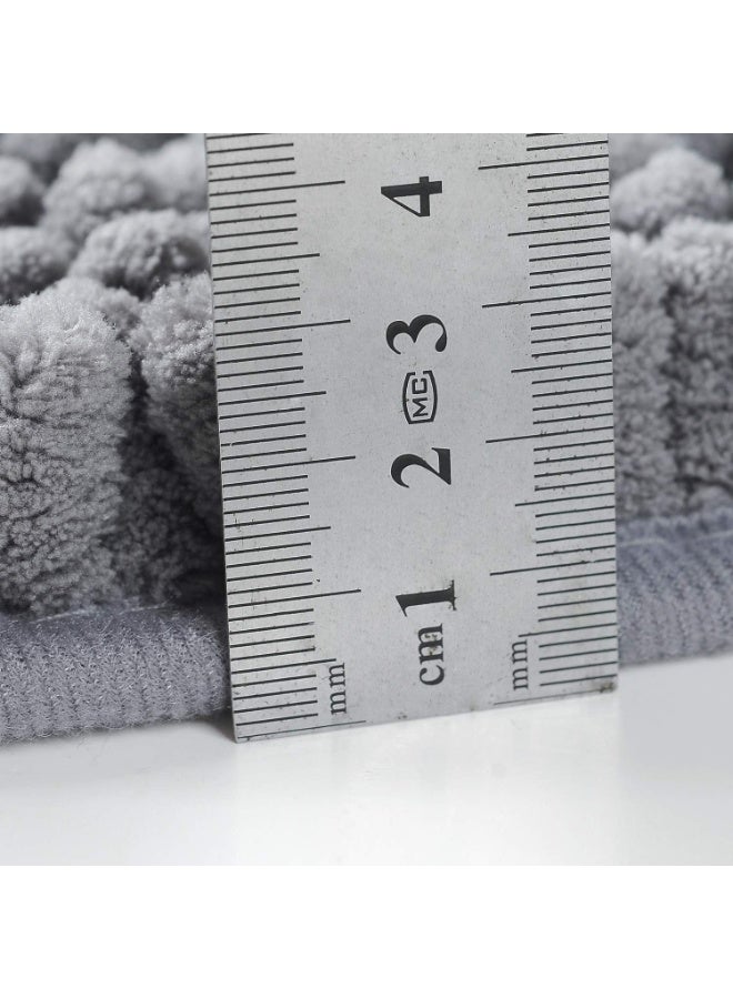 TYCOM Bathroom Rugs Bath Mat, 50x80cm, Non-Slip Fluffy Soft Plush Microfiber Shower Carpet Rug, Machine Washable Quick Dry Ultra Shaggy Bath Mats for Tub, Bathroom and Shower - Mixed Fiber Beige  - Image 5