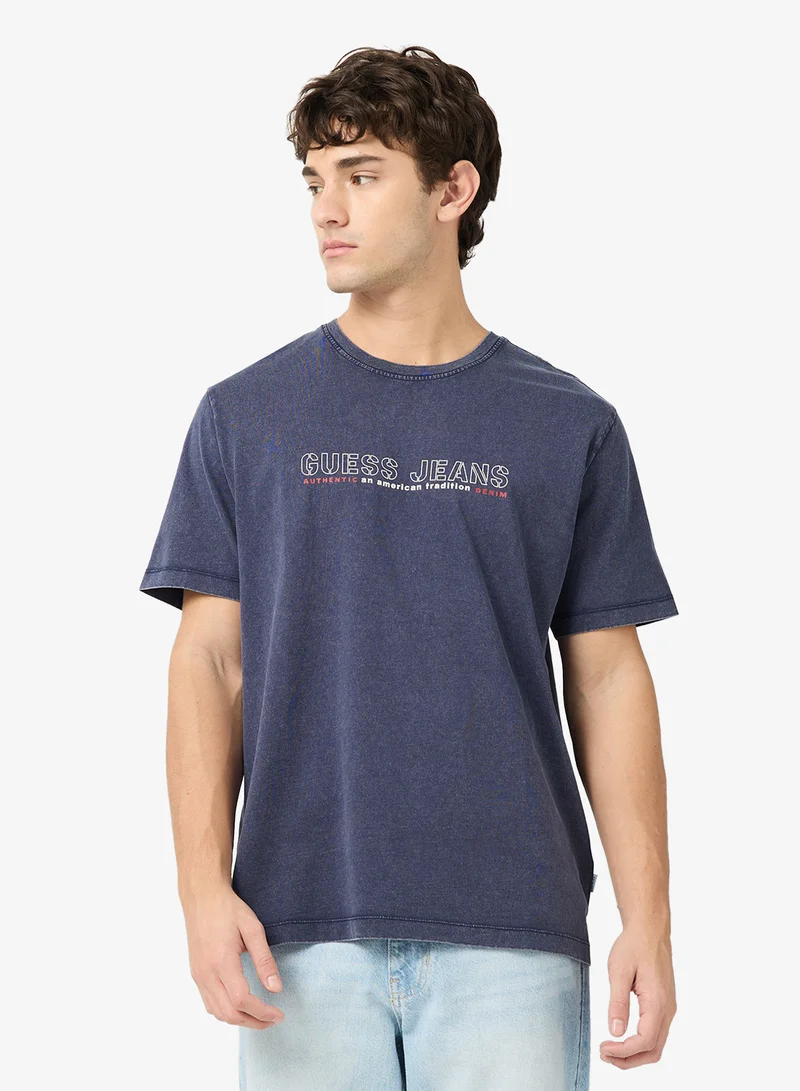 GUESS Casual Crew Neck T-Shirt