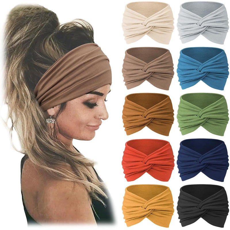 Generic Bohemian Elastic Sports Headband for Women suit #5# 